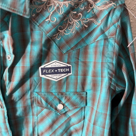 Panhandle Slim Blue Casual Skirt Size M - Picture 3 of 10